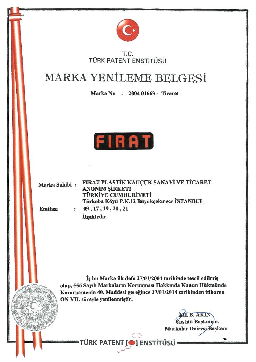 FIRAT SULAMA / Türk Patent Enstitüsü