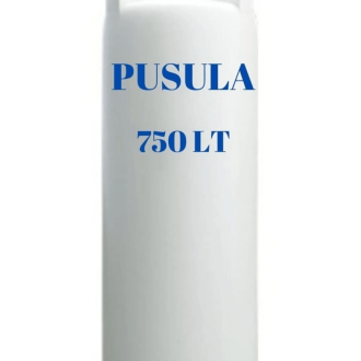 Pusula Su Depoları Polietilen 750 LT Beyaz Dikey Su Deposu / Vanalı